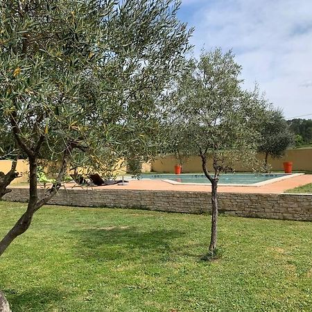Loue Studio Dans Une Villa Avec Piscine Terrasse Saint-Theodorit Exteriér fotografie